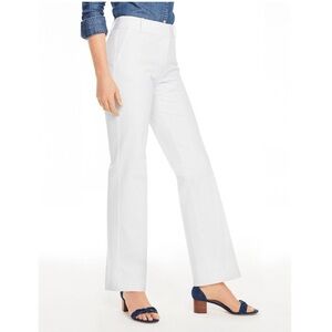 Talbots Newport White Trouser Pants size 10 Petite 10P